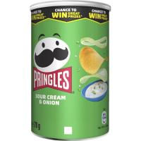 PRINGLES SOUR CREAM mokadua, hodia 70 g