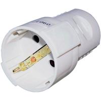 Base de enchufe aerea schuko 16A blanca EUROBRIC, 1 ud