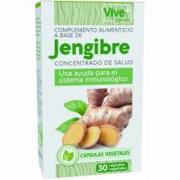 Jengibre vegetal advance VIVE+, caja 30 uds