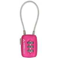 Candado Gym rosa, combinación 3 discos, arco flexible ARREGUI, 30 mm