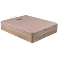 Canapé abatible madera al suelo 3D 135x190 Natural PIKOLIN