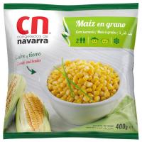 Maíz en grano CONGELADOS DE NAVARRA, bolsa 400 g Maíz en grano CONGELADOS DE NAVARRA, bolsa 400 g