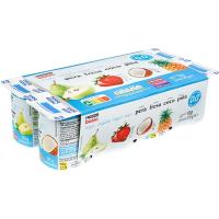 Yog.0,0% sabor fresa-piñ-pera-coco EROSKI basic, pack 8x125g Yog.0,0% sabor fresa-piñ-pera-coco EROSKI basic, pack 8x125g