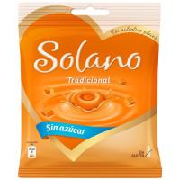 Caramelo tradicional sin azúcar SOLANO, bolsa 99 g Caramelo tradicional sin azúcar SOLANO, bolsa 99 g