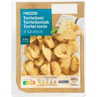 Tortellini 4 quesos familiar EROSKI, bandeja 400 g Tortellini 4 quesos familiar EROSKI, bandeja 400 g