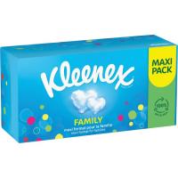 KLEENEX FAMILY maxi aurpegirako paper zapiak, kutxa 140 ale