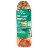 Lomo cebo campo ibérico 50% raza ibérica EROSKI, taco 300 g Lomo cebo campo ibérico 50% raza ibérica EROSKI, taco 300 g