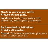 Mezcla para sofrito EROSKI, bolsa 450 g