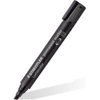 Rotulador permanente negro, punta biselada 2-5mm, Lumocolor 350 STAEDTLER, 1 ud
