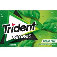 Chicle de hierbabuena Lc TRIDENT SENSES, paquete 23 g Chicle de hierbabuena Lc TRIDENT SENSES, paquete 23 g