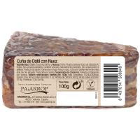 Dátil con nueces, maridaje quesos PAIARROP, cuña 100 g