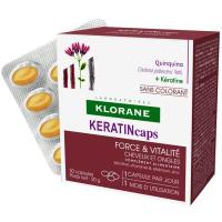 ATC keratin KLORANE, caja 30 cápsulas