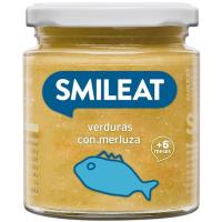 Tarrito de verduras con merluza ecológico SMILEAT, tarro 230 g