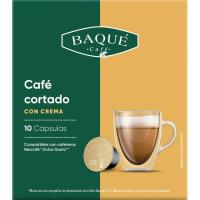Café cortado crema compatible Dolce Gusto BAQUÉ, caja 10 uds