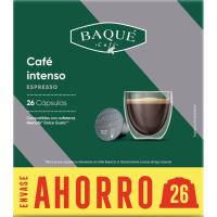 Café expresso compatible Dolce Gusto BAQUÉ, caja 26 uds
