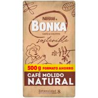 Café molido natural BONKA, paquete 500 g
