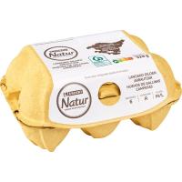 Huevo campero País Vasco M/L EROSKI Natur, cartón 6 uds