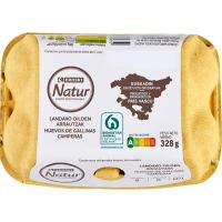 EROSKI NATUR Euskadiko baserriko M/L arrautza, kartoia 6 ale