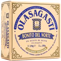 Tronco de bonito en aceite de oliva OLASAGASTI, lata 270 g