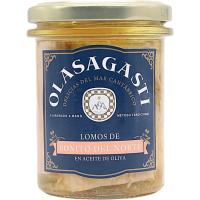 Lomos de bonito en aceite de oliva OLASAGASTI, frasco 200 g