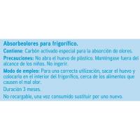 Absorbeolores frigorífico EROSKI, 1 ud, 20 g