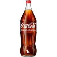 Refresco Contour regular COCA COLA, botella 1 litro
