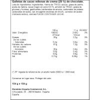OREO txokolate eta browniezko galleta, paketea 154 g