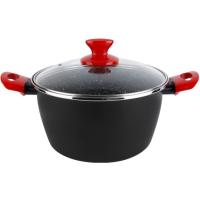 Cacerola con tapa de Acero Esmaltado Niger, apto para todo tipo de cocinas MAGEFESA, Ø20 cm