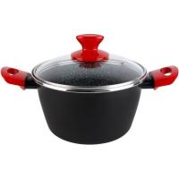 Olla con tapa de Acero Esmaltado Niger, apto para todo tipo de cocinas MAGEFESA, Ø24 cm