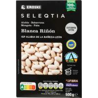 Alubia blanca riñón I.G.P. Bañeza EROSKI SELEQTIA, caja 500 g