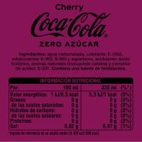 Refresco Cherry Coke Zero COCA COLA, lata 33 cl
