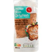 Pan de molde cereales-semillas sin gluten EROSKI, paquete 350 g