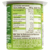 Bífidus 0% 0% con fresa EROSKI, pack 4x125 g