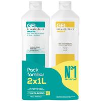 Gel dermatológico colágeno + multicereal INIBSA, pack 2x1.000 ml