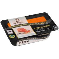 EL ZAGAL etiketa beltzeko sobradasa, terrina 200 g