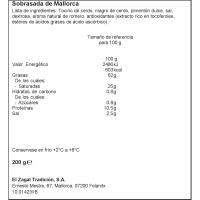EL ZAGAL etiketa beltzeko sobradasa, terrina 200 g