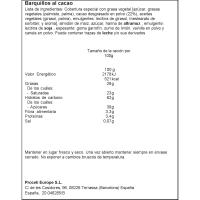 Barquillos al cacao sin gluten PROCELI, caja 80 g