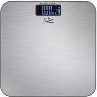 Báscula de baño inoxidable con temperatura ambiente, pilas incluídas JATA