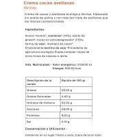 Crema de cacao-avellanas VERITAS, frasco 200 g