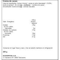 Crema de cacao VERITAS, frasco 200 g