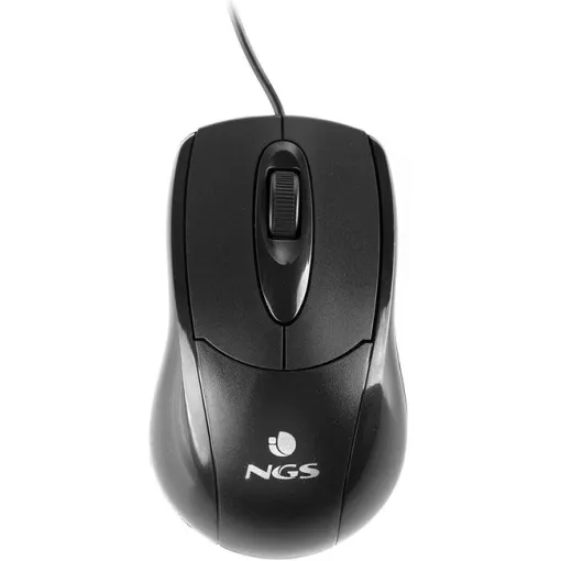 Teclado y ratón negro, con cable, multimedia, Cocoa kit NGS