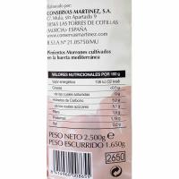 Pimiento morrón entero MARTINEZ, lata 2,5 kg