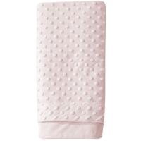 Manta de bebé de color rosa, tacto extrasuave INTERBABY, 80X110cm