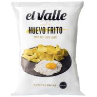 Patatas fritas al huevo frito EL VALLE, bolsa 120 g