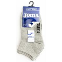 Calcetín infantil de deporte, tobillero, color gris, talla 27/30 JOMA, 3 pares
