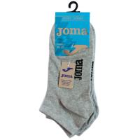 Calcetín infantil de deporte, tobillero, color gris, talla 35/38 JOMA, 3 pares