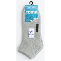 Calcetín deportivo de mujer, tobillero, color gris, talla 39/42 JOMA, 3 pares