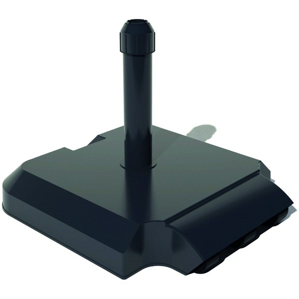 Base de parasol de hormigón con ruedas, tubo 18-55 mm, Alju 36 kg, 54x47 cm