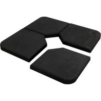 Bloque 1/4 pie de parasol, para utilizar en estructura metálica no incluida, 25 kg