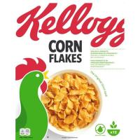 KELLOGG'S CORN FLAKES arto zerealak, kutxa 375 g